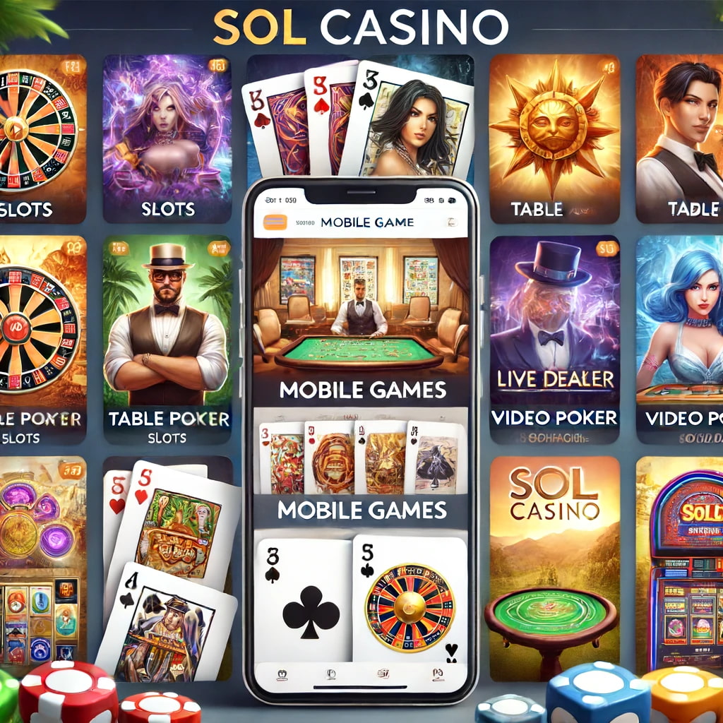 Juegos Móviles en el Casino Online Sol